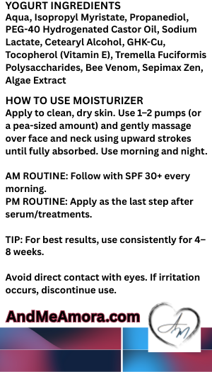 Velvet Venom Yogurt Moisturizer